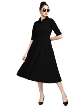 Style Can Fit and Flared Short Midi Dress | Dresses for Women.