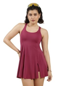 Women Bliss Swim Dress - Racerback | Racerback Design | Adjustable Straps |