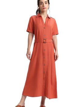 Cotton viscose flex Evening, Work, Casual, Ceremony Midi.