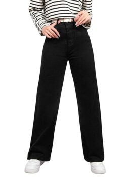 GRECIILOOKS Jeans for Women Jeans Pant for Women Baggy Fit Jeans.