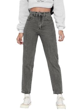 KOTTY Women's High Rise Cotton Lycra Blend Ankle Length Slim fit Jeans.