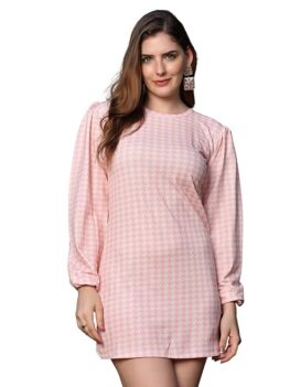 Leriya Fashion Party Dresses for Women Choker Multicolor Bodycon Mini Wrap Dress.