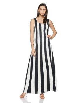 Vero Moda Women's Maxi A-Line Dress, Material type: Polyester.