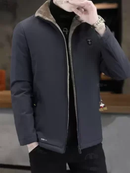 Men & Women Solid Casual Jacket, Product Details Color - Grey.