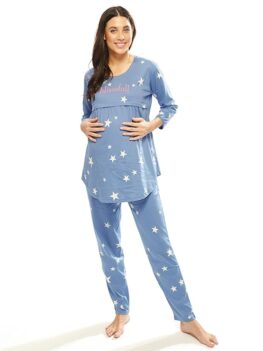 LOTIK Women's Cotton Night Suit Set