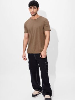 Minimal Earth Tone Basic Tee